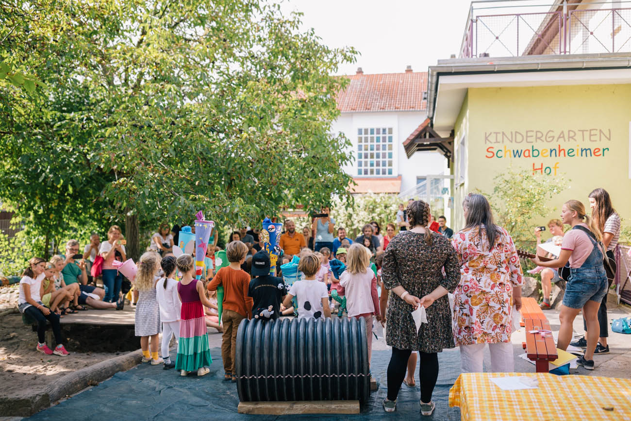 Abschiedsfeier der Schulanfänger im Kindergarten Schwabenheimer Hof